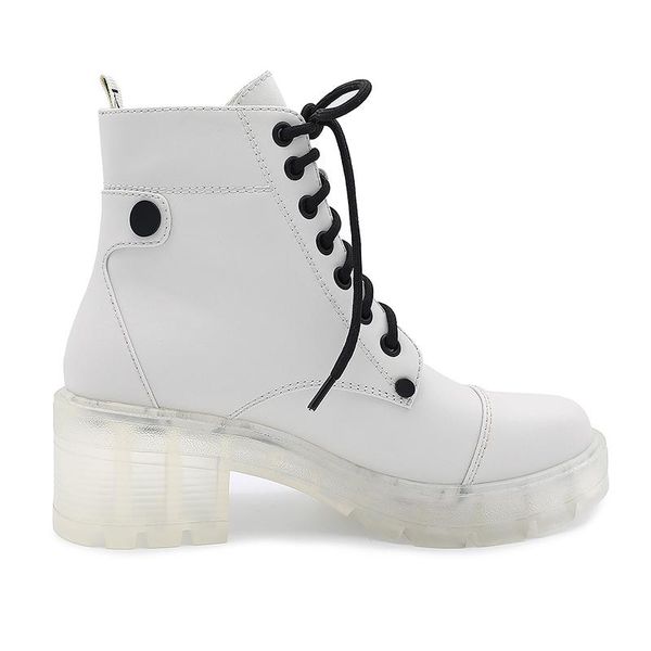 sklfgxzy new winter ankle boots genuine leather women boots motorcycle transparent high heels white women shoes lace-up, Black
sklfgxzy new winter ankle boots genuine leather women boots motorcycle transparent high heels white women shoes lace-up, Black