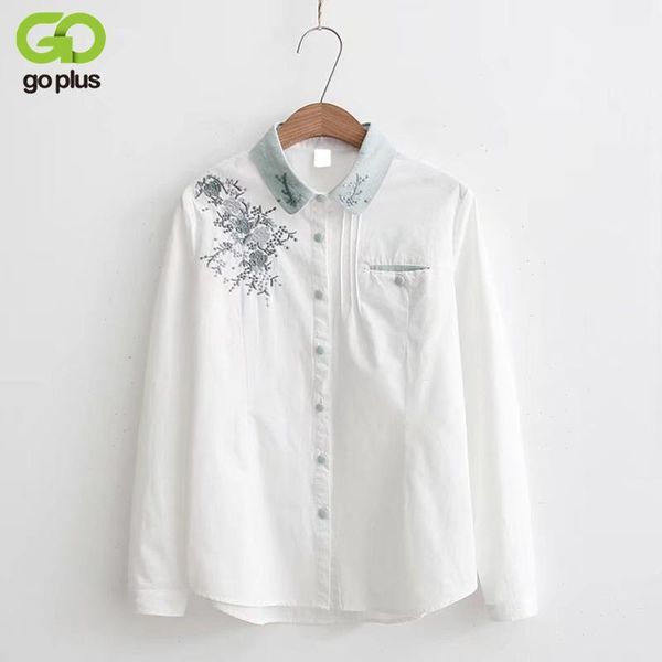 goplus contrast color turn down collar cotton shirt plum blossom flower embroidery blouse women spring white blusa c48421
goplus contrast color turn down collar cotton shirt plum blossom flower embroidery blouse women spring white blusa c48421