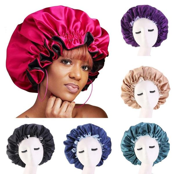 beanie/skull caps muslim women night sleep hat satin silk elastic bonnet for hair care head cover double layer adjustable beanies cap fashio, Blue;gray
beanie/skull caps muslim women night sleep hat satin silk elastic bonnet for hair care head cover double layer adjustable beanies cap fashio, Blue;gray