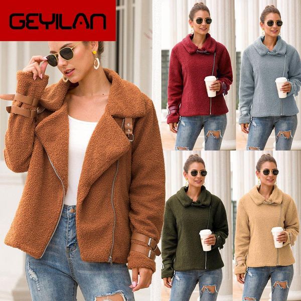 elegant faux women autumn winter thick warm soft fleece fur coat jacket zipper outerwear overcoat bear teddy x1020, Black
elegant faux women autumn winter thick warm soft fleece fur coat jacket zipper outerwear overcoat bear teddy x1020, Black
