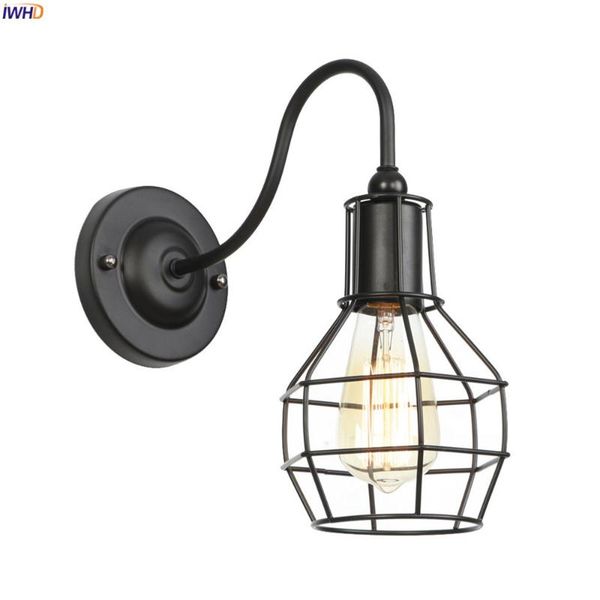 wall lamp iwhd black iron metal edison sconce home living room stair light loft industrial led wandlamp applique murale
wall lamp iwhd black iron metal edison sconce home living room stair light loft industrial led wandlamp applique murale