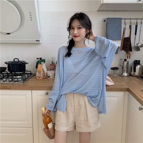 awwmn knitwearclothing style striped x2pxa sun-proof women's autumn knitwear knitwear korean style split mid-length lazy c218a x2pxa, White;black
awwmn knitwearclothing style striped x2pxa sun-proof women's autumn knitwear knitwear korean style split mid-length lazy c218a x2pxa, White;black