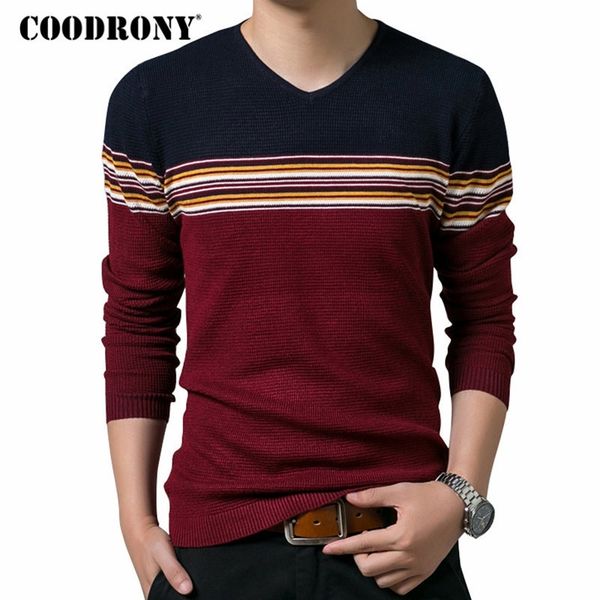 coodrony mens sweaters autumn winter thick warm sweater men casual v-neck pull homme knitwear cotton wool pullover men 8169 201123, White;black
coodrony mens sweaters autumn winter thick warm sweater men casual v-neck pull homme knitwear cotton wool pullover men 8169 201123, White;black