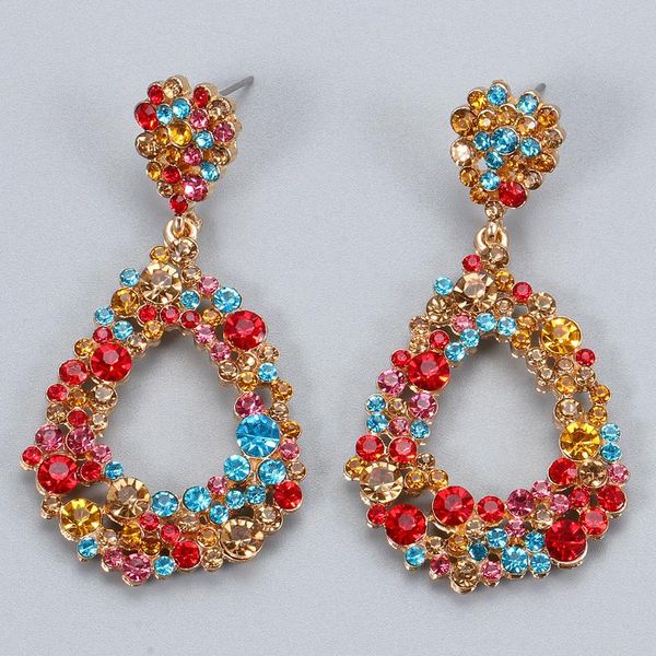 wholesale women fashion crystals drop earrings boho maxi statement colorful dangle earring for girls wedding jewelry, Silver
wholesale women fashion crystals drop earrings boho maxi statement colorful dangle earring for girls wedding jewelry, Silver