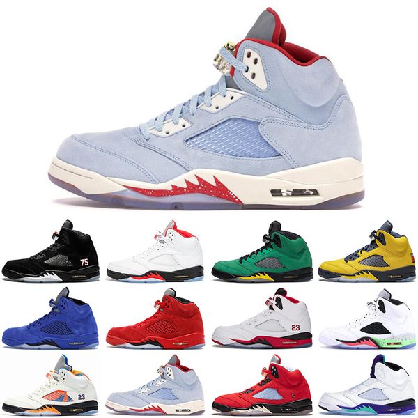 fashion jumpman 5 5s men basketball shoes fire red michigan black white pro star white cement mens trainers sports sneakers size 7-13
fashion jumpman 5 5s men basketball shoes fire red michigan black white pro star white cement mens trainers sports sneakers size 7-13