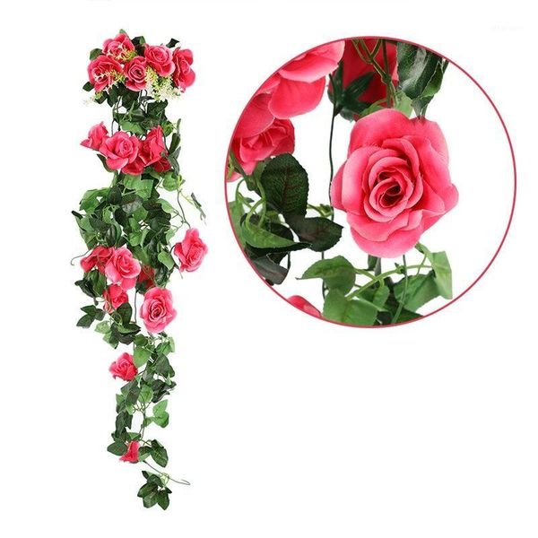 90cm fake silk roses rattan home garden wedding vine artificial flowers new year decoration diy craft wall hanging garland decor1
90cm fake silk roses rattan home garden wedding vine artificial flowers new year decoration diy craft wall hanging garland decor1