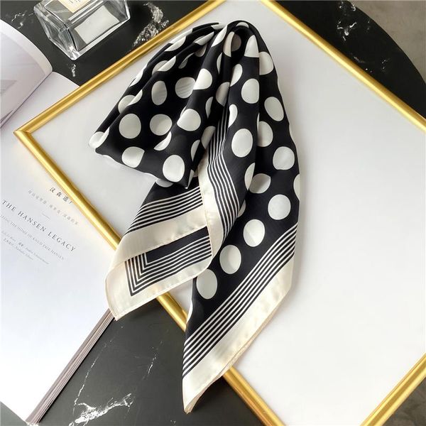 square silk neck scarf for lady dot print foulard hair scarves head band bag tie 7070cm femme neckerchief bandana wmtvyn bdesybag, Blue;gray
square silk neck scarf for lady dot print foulard hair scarves head band bag tie 7070cm femme neckerchief bandana wmtvyn bdesybag, Blue;gray