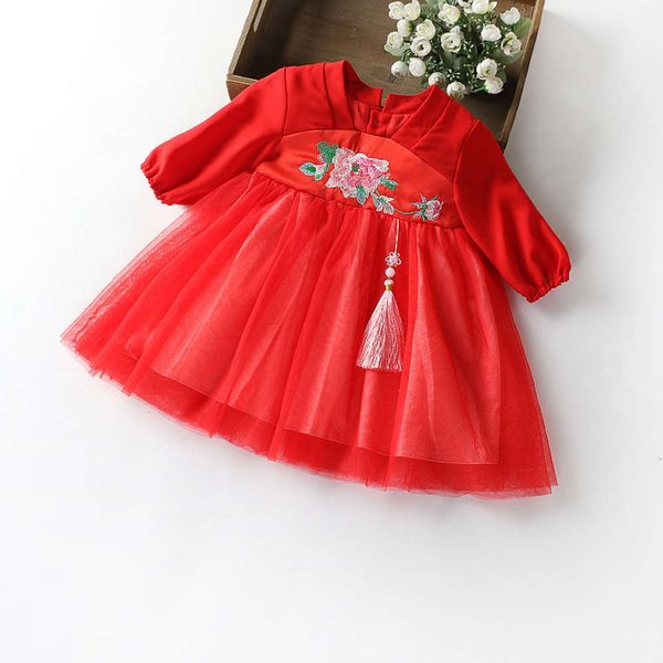 antique ba zhang spring and autumn baby long sve han ru skirt girl's first year princs drs 1929, Red;yellow
antique ba zhang spring and autumn baby long sve han ru skirt girl's first year princs drs 1929, Red;yellow