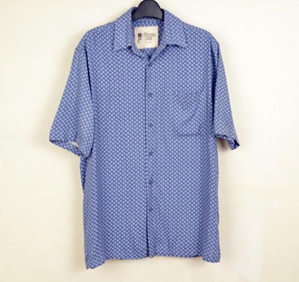 european silk short sleeve vintage plaid mens shirts fashion1, White;black 
european silk short sleeve vintage plaid mens shirts fashion1, White;black