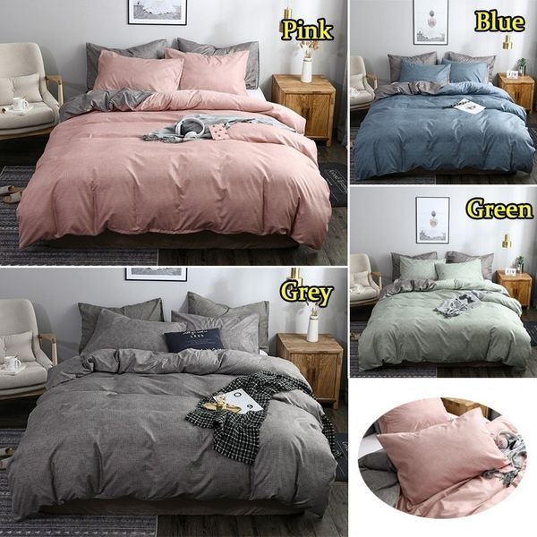 4 colors minimalism bed duvet cover & pillowcase set solid soft home daily comforter cover set baby/us/au/uk 12 size 1012
4 colors minimalism bed duvet cover & pillowcase set solid soft home daily comforter cover set baby/us/au/uk 12 size 1012