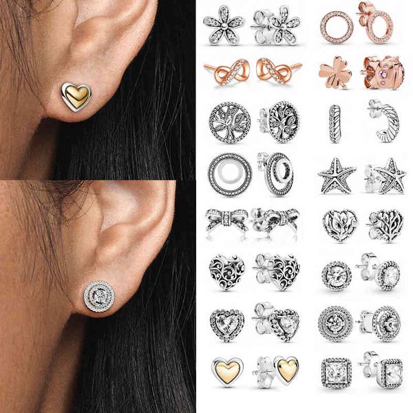 2021 luxury jewelry fit original pandora making 100% 925 sterling silver women earring diy designer charms wholesale accessories, Golden
2021 luxury jewelry fit original pandora making 100% 925 sterling silver women earring diy designer charms wholesale accessories, Golden