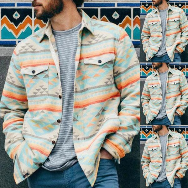 autumn and winter men's fashion casual printed lapel pocket shirt coat camisa social masculina w11071, White;black
autumn and winter men's fashion casual printed lapel pocket shirt coat camisa social masculina w11071, White;black
