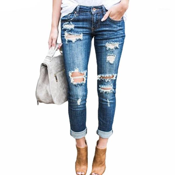 ladies stretch hole slim fit jeans women summer new fashion quality ladies cotton mid-rise stretch casual slim pencil pants1, Blue
ladies stretch hole slim fit jeans women summer new fashion quality ladies cotton mid-rise stretch casual slim pencil pants1, Blue