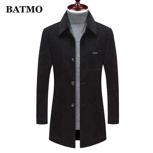 batmo 2020 new arrival winter wool thicked trench coat men,men's casual wool jackets,2051, Black
batmo 2020 new arrival winter wool thicked trench coat men,men's casual wool jackets,2051, Black