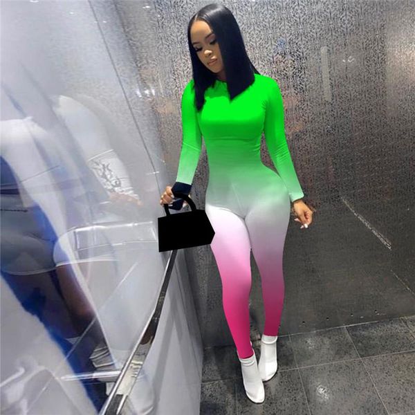 women's jumpsuits & rompers women gradient print jumpsuit long sleeve round neck bodycon skinny autumn winter outfits, Black;white
women's jumpsuits & rompers women gradient print jumpsuit long sleeve round neck bodycon skinny autumn winter outfits, Black;white