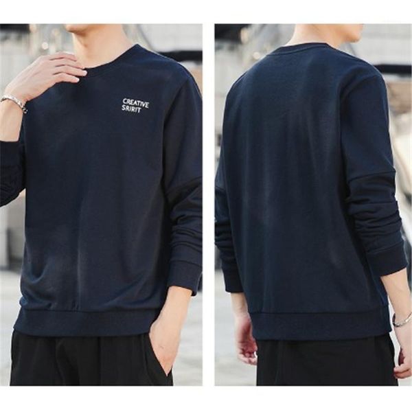 sweatshirt men casual o neck splice long sleeve male loose solid color pollover cotton sweatshirt plus size 3xl 4xl rm500901, Black
sweatshirt men casual o neck splice long sleeve male loose solid color pollover cotton sweatshirt plus size 3xl 4xl rm500901, Black