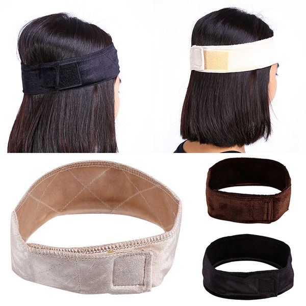maytir 3 colors adjustable flexible velvet fabric wig grip scarf headband head band fasten wig for styling tool, Brown
maytir 3 colors adjustable flexible velvet fabric wig grip scarf headband head band fasten wig for styling tool, Brown