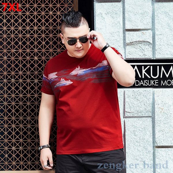 short-sleeved loose cotton summer half-sleeved round neck t-shirt men's red printing casual large size thin t-shirt
short-sleeved loose cotton summer half-sleeved round neck t-shirt men's red printing casual large size thin t-shirt