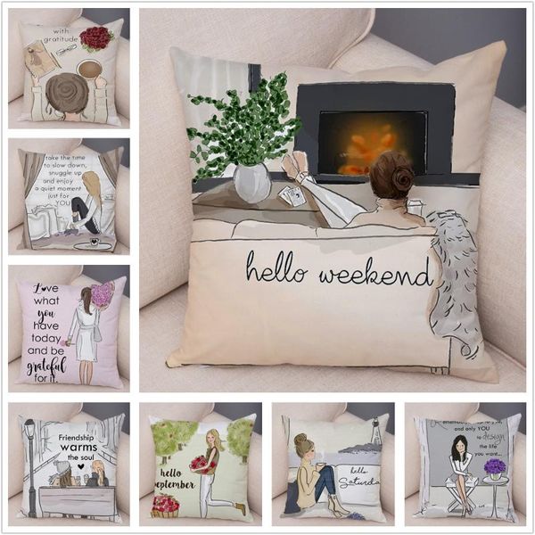 hello weekend cute cartoon girl cushion cover pillow case 45*45cm covers decor letter super soft short plush pillows pillowcase
hello weekend cute cartoon girl cushion cover pillow case 45*45cm covers decor letter super soft short plush pillows pillowcase