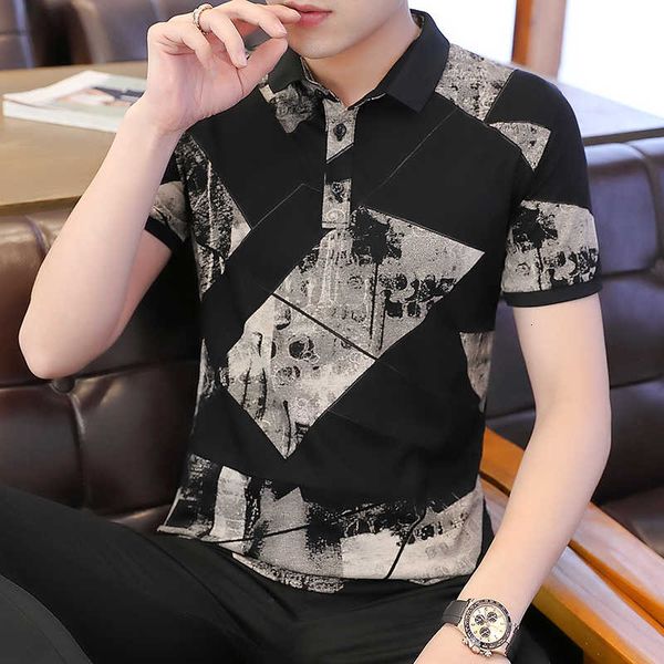 2020 brand clothing summer fashion man color printing short sleeve shirts/men's slim fit leisure polo shirts size s-3xl, White;black
2020 brand clothing summer fashion man color printing short sleeve shirts/men's slim fit leisure polo shirts size s-3xl, White;black