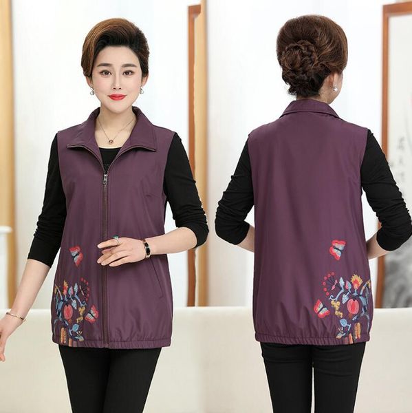 mid-aged mother 2021 autumn plus size 5xl standard sleeveless flower vest casual women chaleco mujer p1255 l0h7, Black;white
mid-aged mother 2021 autumn plus size 5xl standard sleeveless flower vest casual women chaleco mujer p1255 l0h7, Black;white