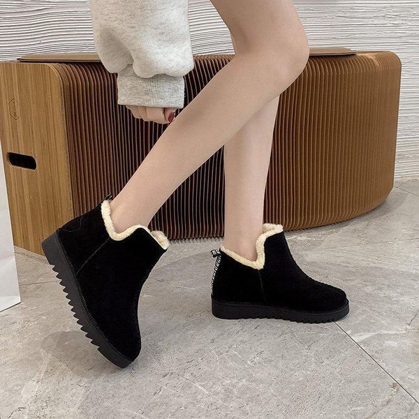 boots 2021 snow women flats winter warm short fashion suede shoes fur plush shoes1, Black
boots 2021 snow women flats winter warm short fashion suede shoes fur plush shoes1, Black