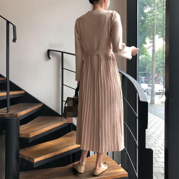 casual dresses spring dress girls boho solid female vintage party oversize long sleeve women robe vestido, Black;gray
casual dresses spring dress girls boho solid female vintage party oversize long sleeve women robe vestido, Black;gray
