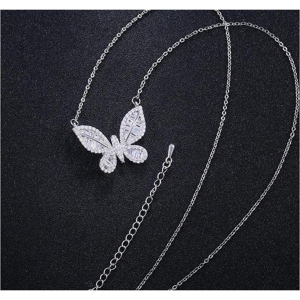 cute rhinestone butterfly pendant necklace women bling bling zircon chain necklace wedding bridal jewelry f sqctqm beauty888, Silver
cute rhinestone butterfly pendant necklace women bling bling zircon chain necklace wedding bridal jewelry f sqctqm beauty888, Silver