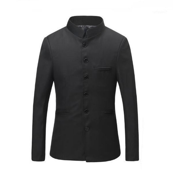 men's suits & blazers chinese collar suit jacket for men 2021 mandarin slim fit male wedding jackets 1, White;black
men's suits & blazers chinese collar suit jacket for men 2021 mandarin slim fit male wedding jackets 1, White;black