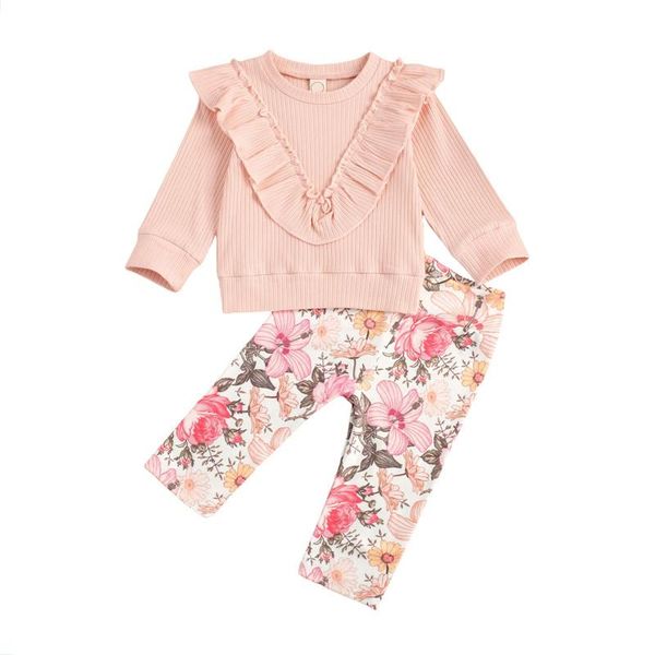 clothing sets 1-4years fashion girls autumn children kids ruffles knitted t-shirts +floral long pants casual outfits, White
clothing sets 1-4years fashion girls autumn children kids ruffles knitted t-shirts +floral long pants casual outfits, White