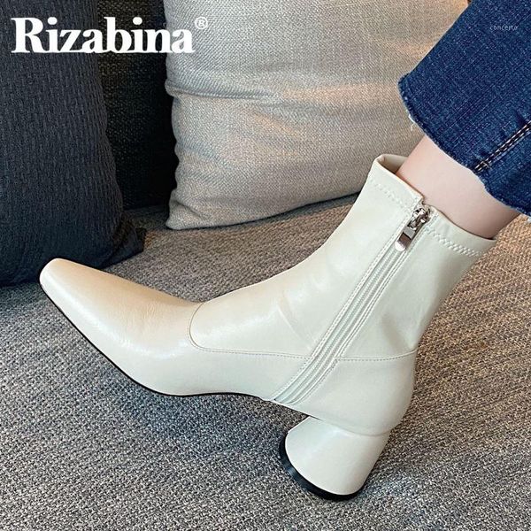 rizabina real leather women ankle boots pointed toe high heel winter shoes woman warm zipper short boot footwear size 33-401, Black
rizabina real leather women ankle boots pointed toe high heel winter shoes woman warm zipper short boot footwear size 33-401, Black