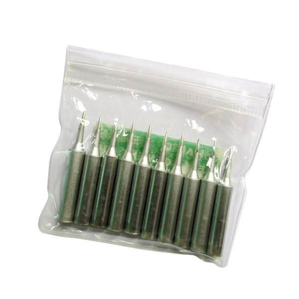 10 pieces lead-solder soldering iron tip for 936 937 942 938 soldering station
