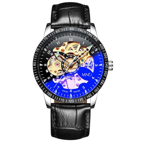 waterproof mno luminous double sided hollow watch business men's watch full automatic bottom penetrating mechanical watch, Slivery;brown
waterproof mno luminous double sided hollow watch business men's watch full automatic bottom penetrating mechanical watch, Slivery;brown