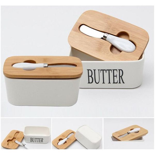 butter box nordic ceramic container storage tray dish cheese food tool kitchen keeper wood cover sealing plate+ knife 5rgjo
butter box nordic ceramic container storage tray dish cheese food tool kitchen keeper wood cover sealing plate+ knife 5rgjo