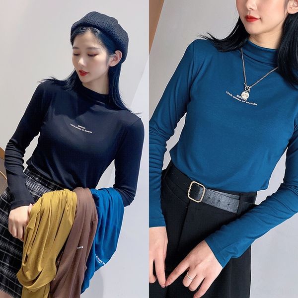 zo4a5 autumn winter is 2020 new long sleeve t-shirt t-shirt with half high collar bottoming easy to wear with thinelastic and soft mrc3v, White
zo4a5 autumn winter is 2020 new long sleeve t-shirt t-shirt with half high collar bottoming easy to wear with thinelastic and soft mrc3v, White