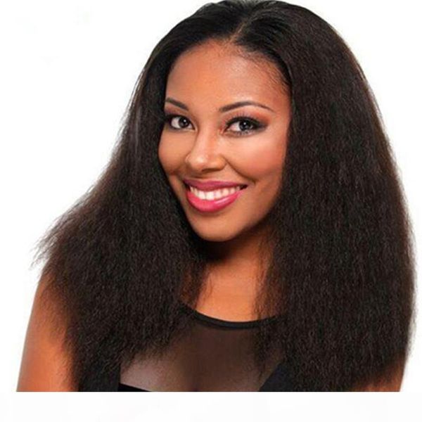 lace front wig yaki straight brazilian remy human hair wigs for women kinky straight lace front wigs pre plucked hairline, Black;brown
lace front wig yaki straight brazilian remy human hair wigs for women kinky straight lace front wigs pre plucked hairline, Black;brown