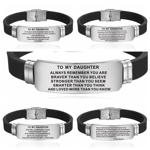 anklets stainless steel bracelet women's to my daughter fashion birthday gifts for silicone bangles statement jewelry, Red;blue
anklets stainless steel bracelet women's to my daughter fashion birthday gifts for silicone bangles statement jewelry, Red;blue