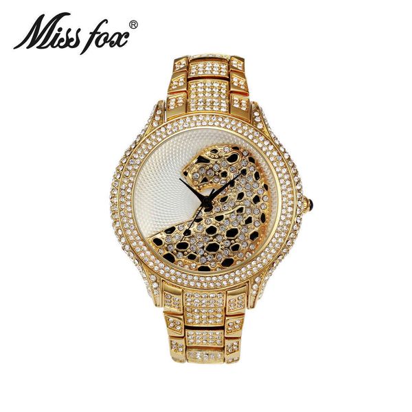 missfox brand round personality leopard fashion manying women's watch, Slivery;brown
missfox brand round personality leopard fashion manying women's watch, Slivery;brown