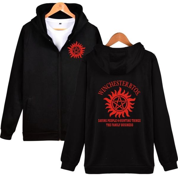 supernatural winchester brothers men's hoodie with pocket hooded sweatshirts zip jackets men fleece streetwear warm tracksuit, Black
supernatural winchester brothers men's hoodie with pocket hooded sweatshirts zip jackets men fleece streetwear warm tracksuit, Black