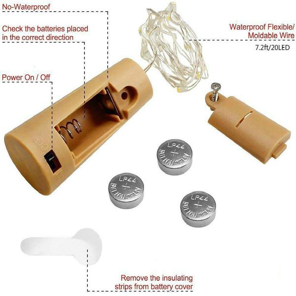 fairy power fashionefcowine 20 battery led for cork party wedding christmas halloween bar decor bottle sspsg
fairy power fashionefcowine 20 battery led for cork party wedding christmas halloween bar decor bottle sspsg