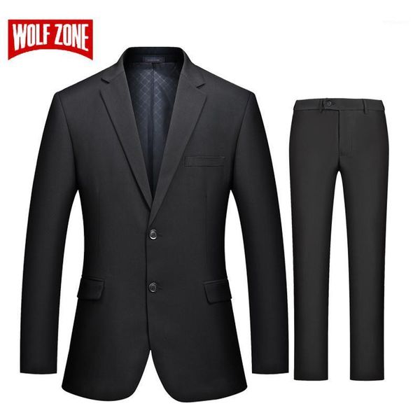wolf zone suit men business casual slim fit suits with pants 2 piece wedding blazer mens formal party jacket1, White;black
wolf zone suit men business casual slim fit suits with pants 2 piece wedding blazer mens formal party jacket1, White;black