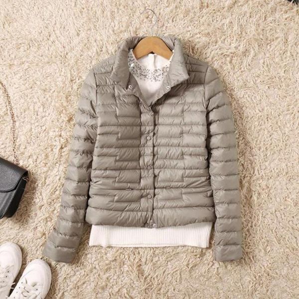 new ultra light down jacket women winter short slim thin single-breasted duck down coat fashion women puffer jacket lp0541, Black
new ultra light down jacket women winter short slim thin single-breasted duck down coat fashion women puffer jacket lp0541, Black