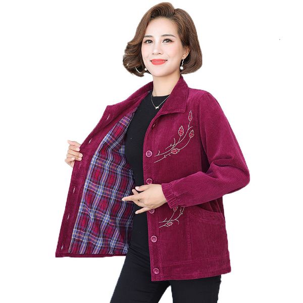 new middle-aged female spring jacket elegant velvet women's casual jackets embroidered plus size outerwear r738 ike4, Black;brown
new middle-aged female spring jacket elegant velvet women's casual jackets embroidered plus size outerwear r738 ike4, Black;brown