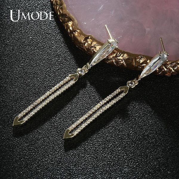 dangle & chandelier umode cz zirconia crystal drop type earrings for elegant women bridal wedding long earring jewelry accessories gift ue07, Silver
dangle & chandelier umode cz zirconia crystal drop type earrings for elegant women bridal wedding long earring jewelry accessories gift ue07, Silver