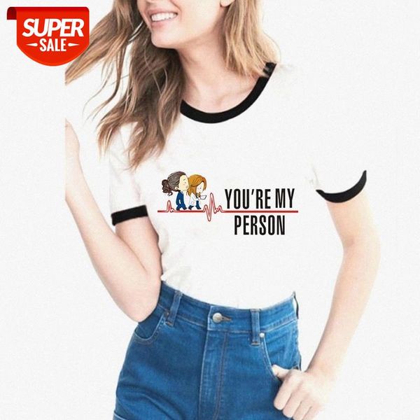 funny cartoon tshirt greys anatomy graphic tees women you're my person letter t shirt femme korean clothes t-shirt streetwear #wt48, White
funny cartoon tshirt greys anatomy graphic tees women you're my person letter t shirt femme korean clothes t-shirt streetwear #wt48, White