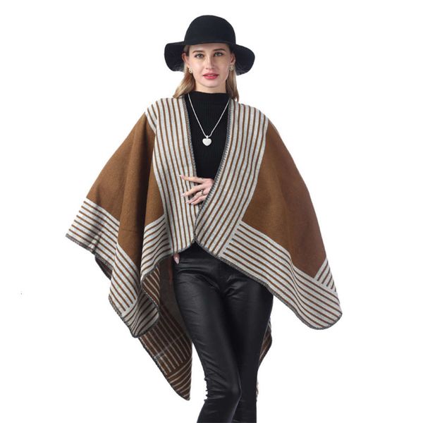2020 new street stripe cashmere like women's warm and versatile scarf shawl, Blue;black
2020 new street stripe cashmere like women's warm and versatile scarf shawl, Blue;black
