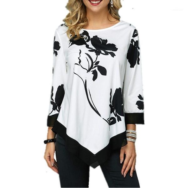 women's t-shirt spring 5xl large size women t shirt casual irregular o-neck lace splice floral printing tee women's plus 4xl1, White
women's t-shirt spring 5xl large size women t shirt casual irregular o-neck lace splice floral printing tee women's plus 4xl1, White