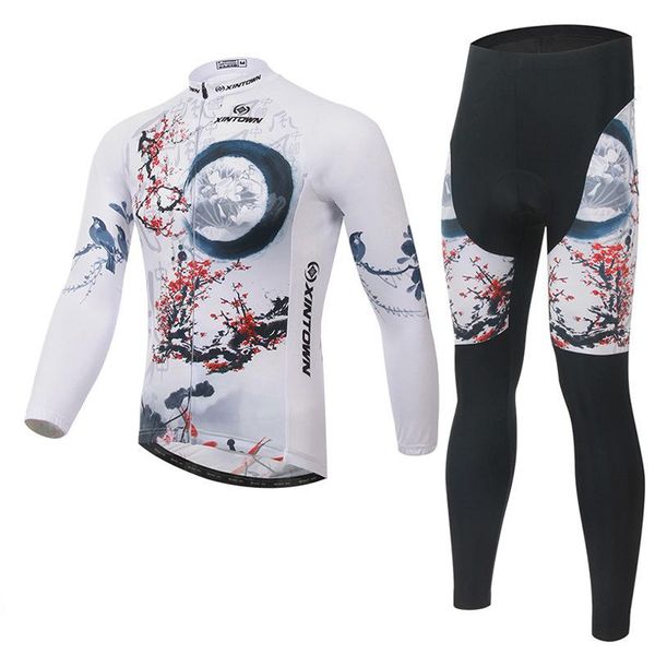 long sleeve cycling jersey suit men's autumn breathable cycling jerseys outdoor mtb bike set ropa, Black;blue
long sleeve cycling jersey suit men's autumn breathable cycling jerseys outdoor mtb bike set ropa, Black;blue