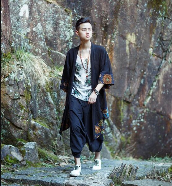 2021 wind new clothes han clothing chinese attire sun-protective jacket thin linen cotton cover long from men ypnt, Tan;black
2021 wind new clothes han clothing chinese attire sun-protective jacket thin linen cotton cover long from men ypnt, Tan;black