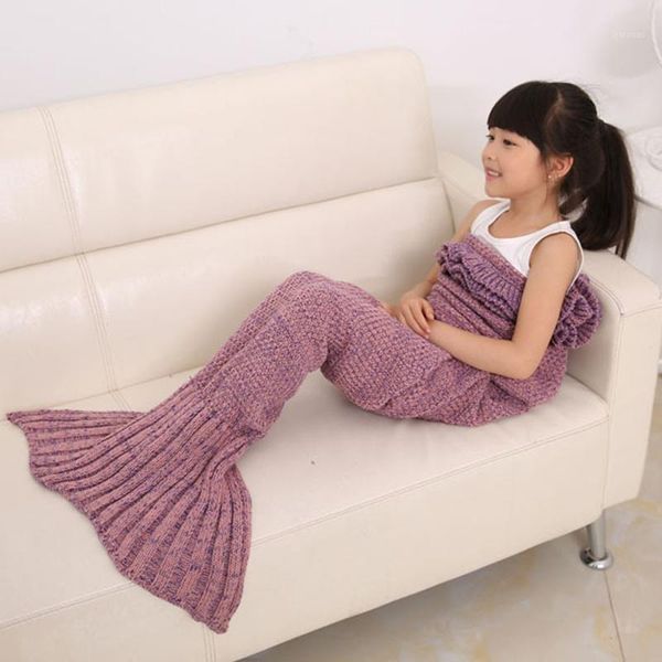 knitted tail blanket handmade crochet children throw bed wrap sleeping bag1 blankets
knitted tail blanket handmade crochet children throw bed wrap sleeping bag1 blankets